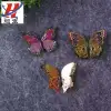Silver foil butterfly, gold foil butterfly fridge magnets, three-dimensional butterfly fridge magnets, magnetic butterfly decorative stickers Item Picture